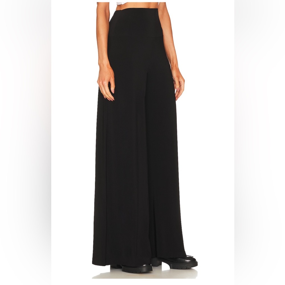 Norma Kamali Wide Leg Pants Black Medium